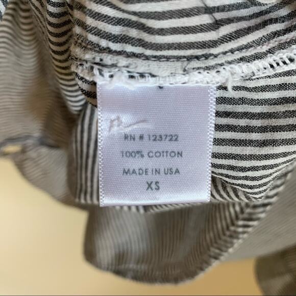 Xirena Easton Striped Button Down Shirt XS - Picture 11 of 12